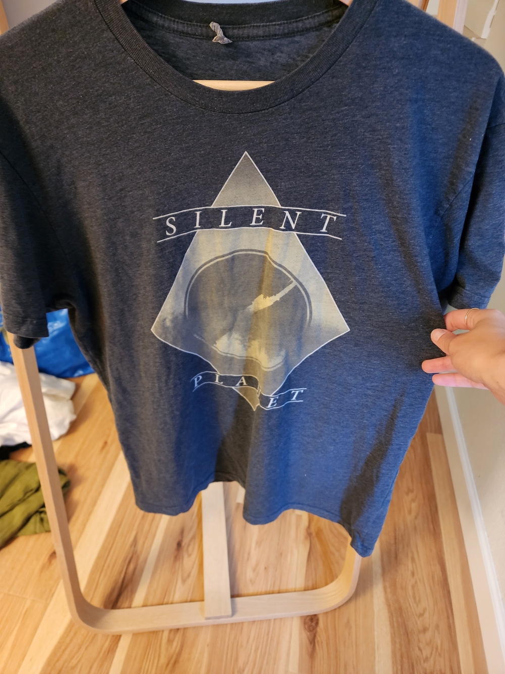 Silent Planet Graphic Tee - Unisex Dark Gray Short Sleeve Shirt